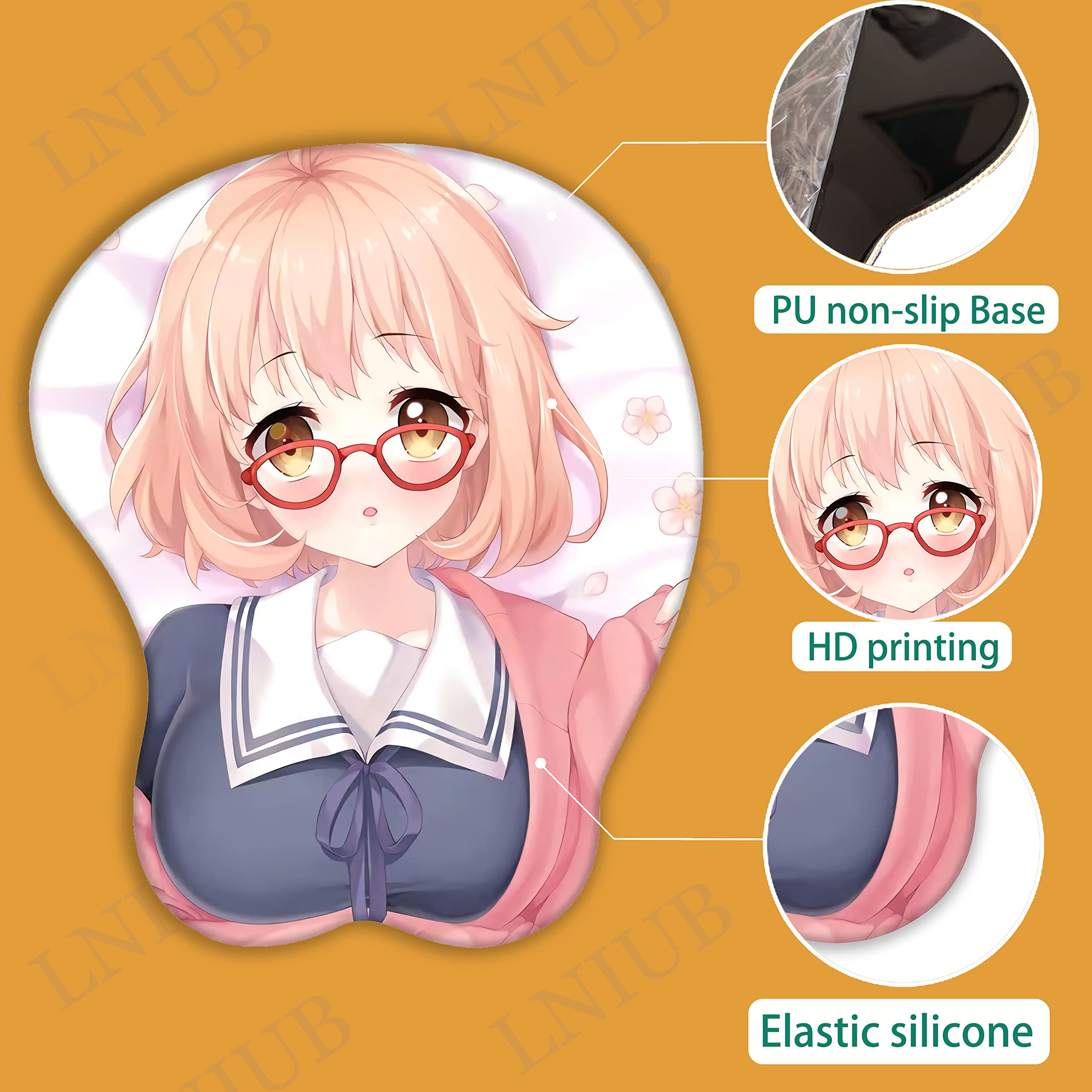MIOS限定　ぐらんぶる　千紗　立体3Dマウスパッド Amazon.co.jp: シリコーンゲルブレーサーマウスパッドガールフレンド